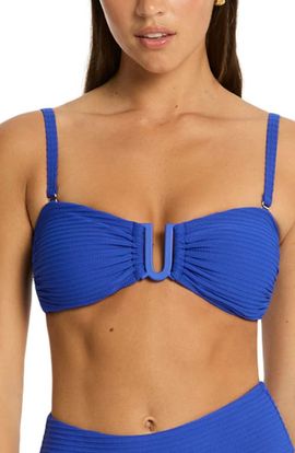 Sea Level Sea Level U-Bar Bandeau Bikini Top