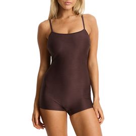 Sea Level Sea Level Zen Scoop Neck Boy Leg One-Piece Swimsuit