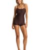 Sea Level Sea Level Zen Scoop Neck Boy Leg One-Piece Swimsuit - 5