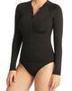 Sea Level Sea Level Zip Long Sleeve Rashguard Top - 3