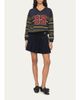 Sea Mina Striped Varsity Sweater - 2