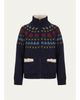 Sea Preston Floral Fair Isle Knit Jacket - 1
