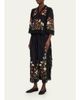 Sea Ruwa Embroidered V-Neck Long-Sleeve Top With Lace Trim - 2