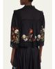 Sea Ruwa Embroidered V-Neck Long-Sleeve Top With Lace Trim - 3