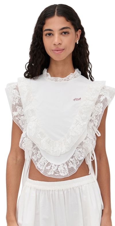 Sea Sea Abelene Solid Side Tie Tank Top White