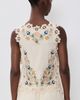 Sea Sea Adonna Embroidered Sleeveless Top Cream - 3