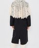Sea Sea Alina Lace Oversized Long Coat Black - 3