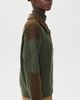 Sea Sea Allen Cable Half Zip Double Layer Sweater Green - 4