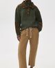 Sea Sea Allen Cable Half Zip Double Layer Sweater Green - 5