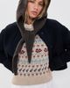 Sea Sea Allen Cable Scarf Hat Charcoal One - 2
