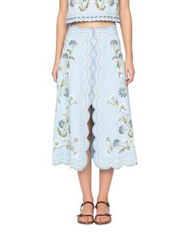 Sea Sea Audra Embroidered Skirt