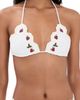 Sea Sea Bindi Strawberry Scallop Bikini Top Cream - 1