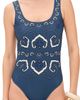 Sea Sea Blaise Print One Piece Swimsuit Navy - 1