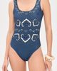 Sea Sea Blaise Print One Piece Swimsuit Navy - 5