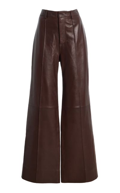 Sea Sea Caitlin Leather WideLeg Pants