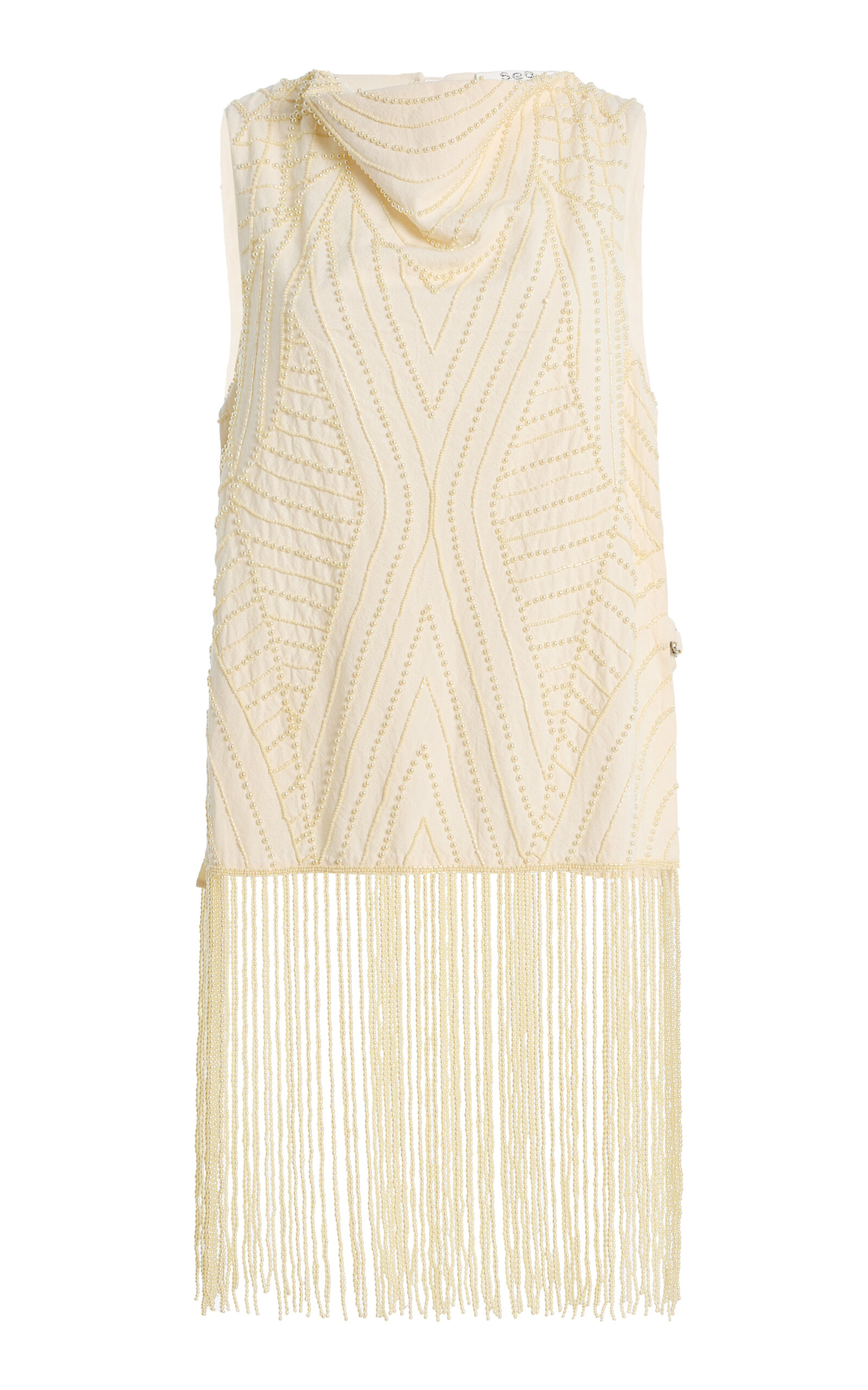 Sea Sea Carlotta Embellished CottonBlend Top