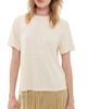 Sea Sea Carlotta Embroidered Fringe Top Cream - 1