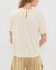 Sea Sea Carlotta Embroidered Fringe Top Cream - 3