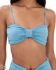 Sea Sea Carmella Draped Bikini Top Blue - 1