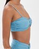 Sea Sea Carmella Draped Bikini Top Blue - 4
