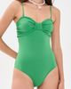 Sea Sea Carmella Draped One Piece Green - 2