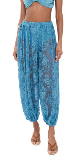 Sea Sea Carmella Lace Balloon Pants Blue