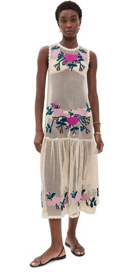 Sea Sea Carmella Sleeveless Midi Dress Multi