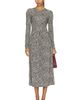 Sea Sea Charlize Print Longsleeve Crew Dress - 1