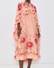 Sea Sea Christina Print Midi Cape Dress Pink - 2