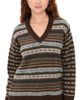 Sea Sea Ciara Fair Isle Knit Sweater Olive - 1