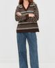 Sea Sea Ciara Fair Isle Knit Sweater Olive - 5