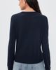 Sea Sea Danielle Pearl Button Cardigan Navy - 3