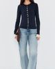 Sea Sea Danielle Pearl Button Cardigan Navy - 5