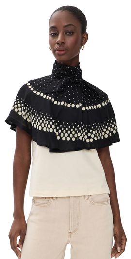 Sea Sea Elly Polka Print Cape T-Shirt Multi