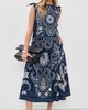 Sea Sea Emelina Print Midi Skirt Navy - 5
