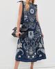 Sea Sea Emelina Print Sleeveless Top Navy - 6