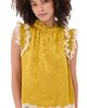 Sea Sea Flutter Sleeve Top Yellow - 1