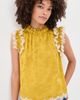 Sea Sea Flutter Sleeve Top Yellow - 2