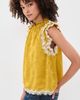 Sea Sea Flutter Sleeve Top Yellow - 4