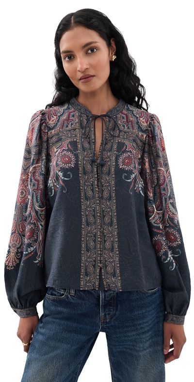 Sea Sea Hyacinth Top Navy