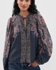 Sea Sea Hyacinth Top Navy - 2