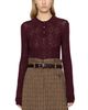 Sea Sea Jane Argyle Polo Merino Wool Sweater - 3