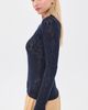 Sea Sea Jane Argyle Polo Sweater Navy - 4