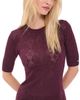 Sea Sea Jane Argyle Sweater Burgundy - 1