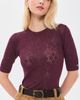 Sea Sea Jane Argyle Sweater Burgundy - 2