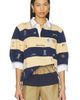 Sea Sea Juliet Embroided Short Sleeve Rugby Top - 1