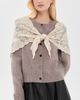 Sea Sea Kirra Lace Scarf Cardigan Taupe - 2