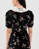 Sea Sea Leda Velvet Mini Dress Black - 3