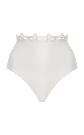 Sea Sea Leila Eyelet HighWaisted Bikini Bottom
