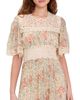 Sea Sea Luisa Print Mini Dress Cream - 1